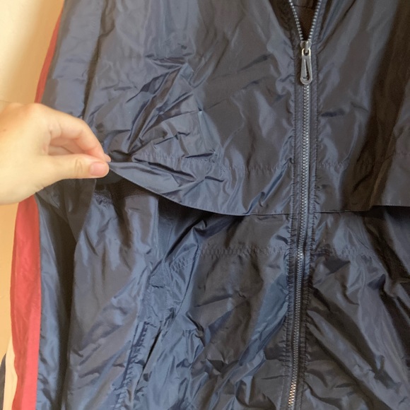 Men’s Nike Track Windbreaker Jacket Large Red/Blue - Picture 3 of 8